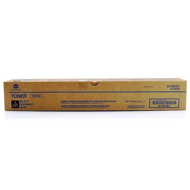 Тонер Konica-Minolta bizhub C220/280 черный TN-216K (o)(A11G151) TN-216K