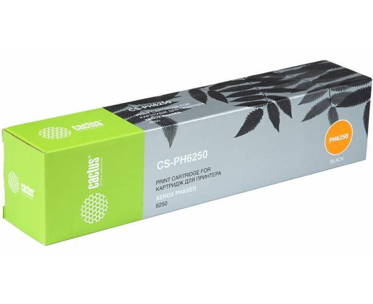 Тонер-картридж Cactus CS-PH6250 106R00671 черный для Xerox Phaser 6250 (4000стр.) CS-PH6250 CS-PH6250