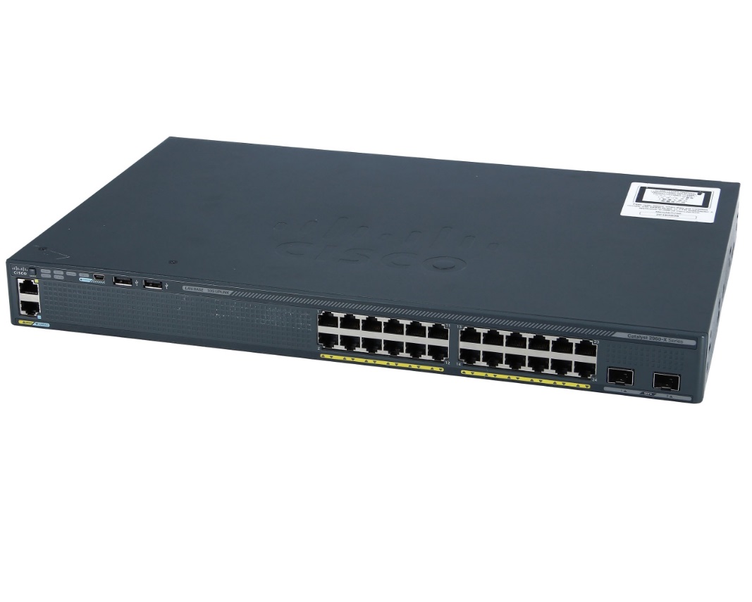 Коммутатор Cisco Catalyst 2960-XR 24 GigE PoE 370W, 2 x 10G SFP+, IP Lite WS-C2960XR-24PD-I WS-C2960XR-24PD-I
