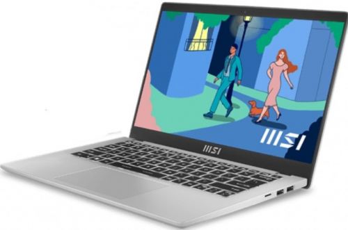 Ноутбук MSI Modern 14 C12M, Core i5-1235U,1.3 GHz,14" FHD (1920*1080),60Hz,DDR4 8GB,512GB M.2 PCIe SSD,Iris Xe Graphics,Urban Silver,1y,DOS  9S7-14J111-240 9S7-14J111-240