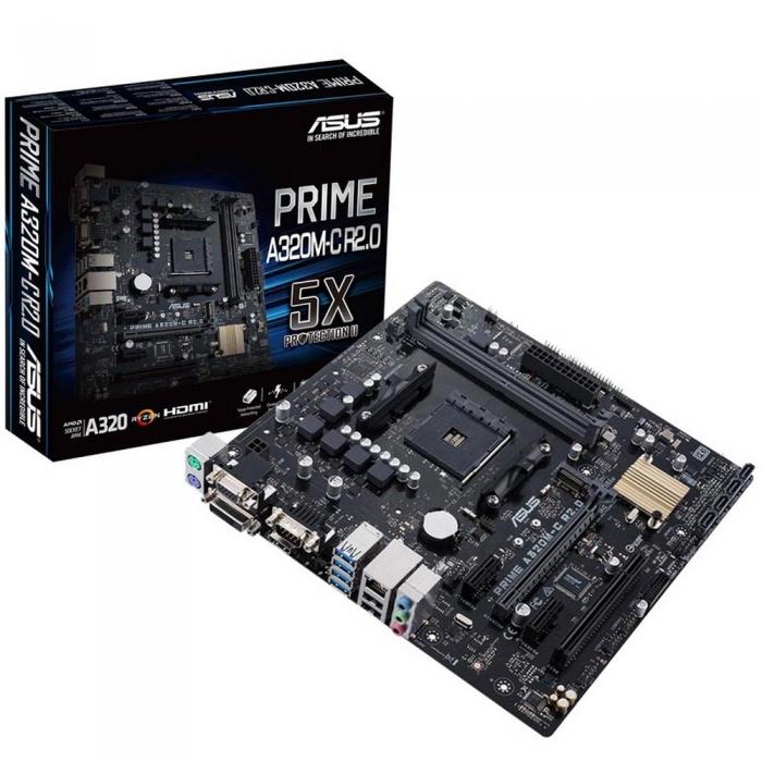 Материнская плата ASUS , RTL PRIME A320M-C R2.0 PRIME A320M-C R2.0