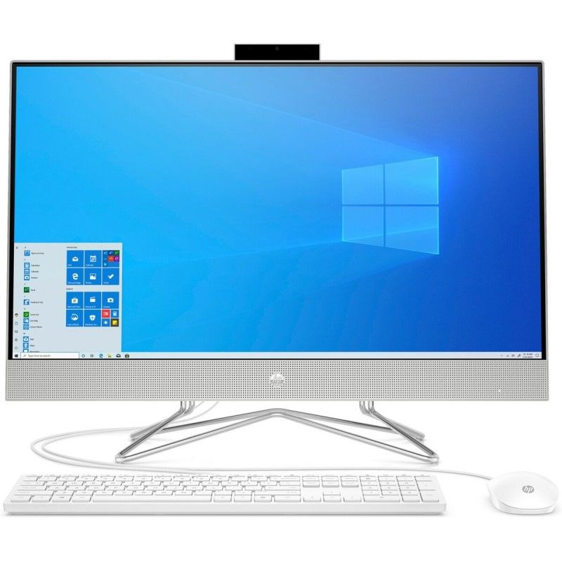 Моноблок HP 27-dp0017ur NT 27" FHD(1920x1080) AMD Ryzen 3-4300U, 4GB DDR4 3200 (1x4GB), SSD 256Gb, AMD integrated graphics, noDVD, kbd&mouse wired, HD Webcam, Natural Silver, Win10, 1Y Wty 14Q50EA 14Q50EA