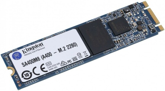 Твердотельный накопитель Kingston M.2 2280 480GB A400 Client SSD SATA 6Gb/s, 500/450, MTBF 1M, 3D TLC, 160TBW, RTL (10} SA400M8/480G SA400M8/480G