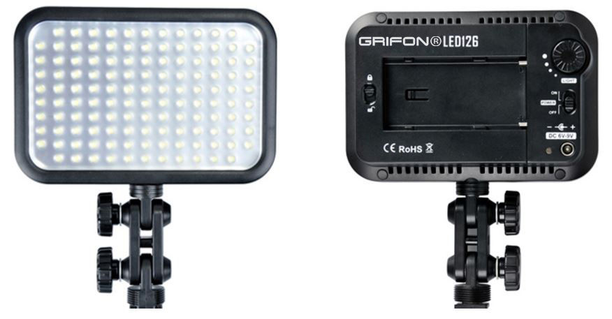 Накамерный светодиодный осветитель Grifon LED-126 LED-126 #4