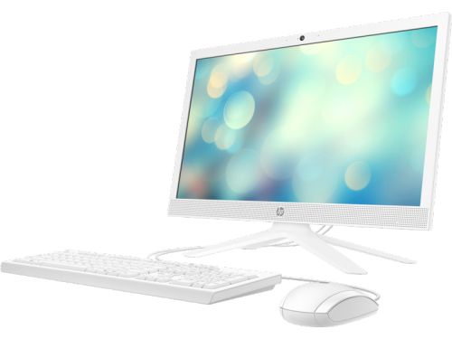 Моноблок HP 21-b1023ur NT 20,7" (1920x1080), AMD 3020e (1.2GHz, 2 core), 4GB DDR4-2400 SODIMM (1x4GB), SSD 128GB, AMD Integrated Graphics, noDVD, USB kbd&mouse, VGA webcam, Snow White, Windows11, 1Y Wty 5D243EA 5D243EA