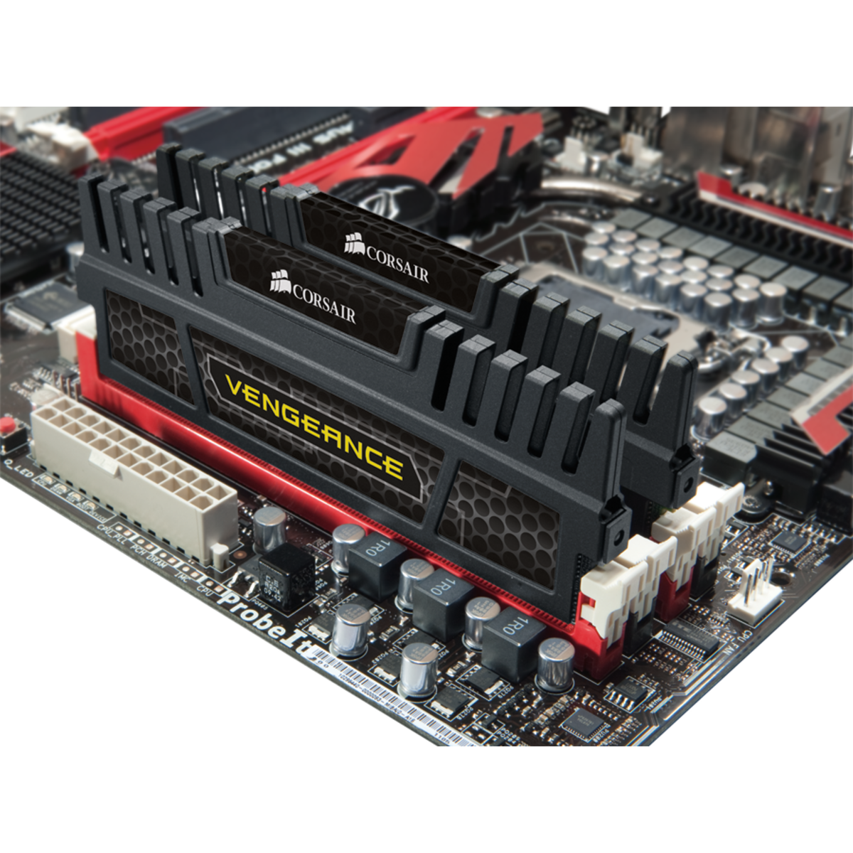 Модуль памяти  DDR3 16Gb (pc-12800) 1600MHz Corsair Vengeance (CMZ16GX3M2A1600C10) 2x8Gb, Dimm CMZ16GX3M2A1600C10