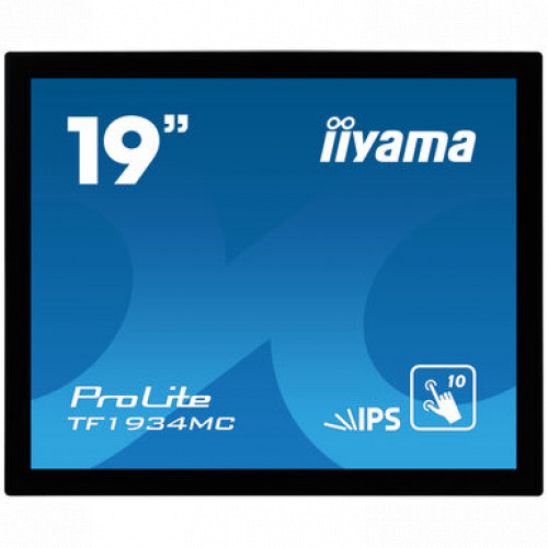 Монитор IIYAMA 19" черный IPS LED 14ms 5:4 HDMI матовая 1000:1 315cd 1280x1024 D-Sub DisplayPort USB Touch TF1934MC-B7X TF1934MC-B7X