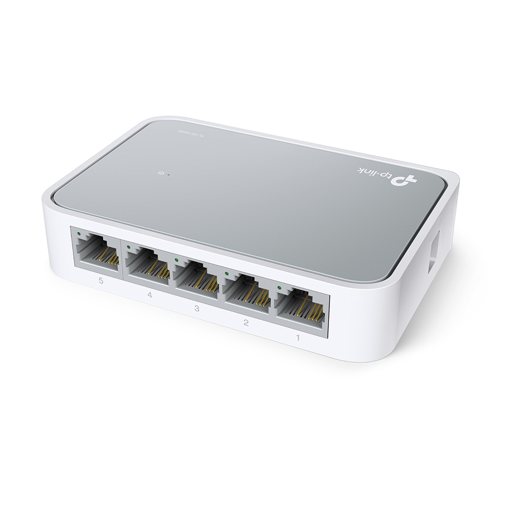 Коммутатор TP-Link 5*10/100, мини настольный, пластиковый корпус TL-SF1005D TL-SF1005D