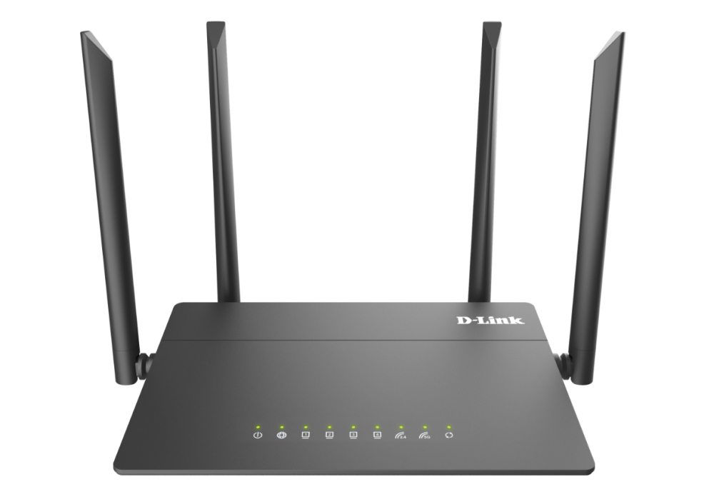 Маршрутизатор D-Link Wireless AC1200 Dual-Band Router with 1 10/100Base-TX WAN port and 4 10/100Base-TX LAN ports DIR-822/RU/R1B DIR-822/RU/R1B