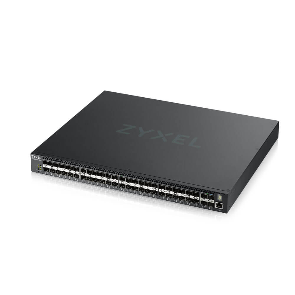 Коммутатор ZYXEL XGS4600-52F, L3, 48xSFP, 4xSFP+, 2 источника питания DC XGS4600-52F-ZZ0102F XGS4600-52F-ZZ0102F