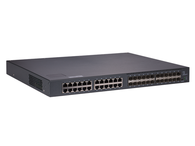PoE коммутатор Hikvision DS-3E3740 L3, 32 RJ45 1000M; 8 1000M SFP+ портов; OSPF, IPv6, IEEE802.1x, IGMP DS-3E3740 DS-3E3740