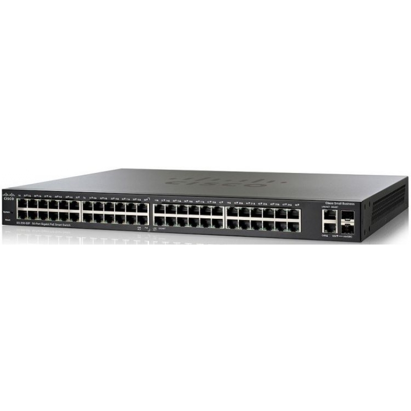 Коммутатор Cisco SB 50-Port Gigabit PoE Smart SG250-50P-K9-EU SG250-50P-K9-EU