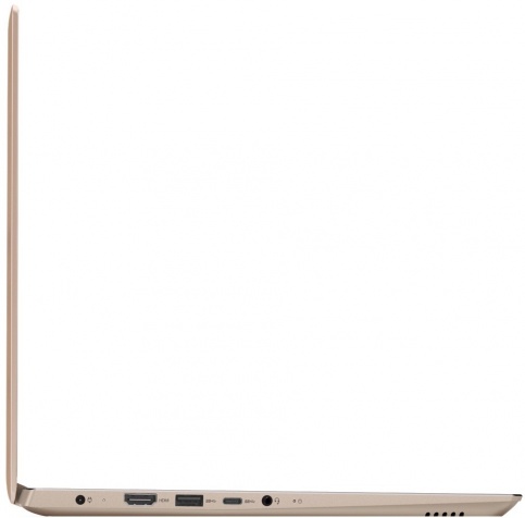 Ноутбук Lenovo 520S-14IKB 14.0" FHD, Intel Core i5-7200U, 8Gb, SSD 256Gb, noDVD, NVidia G940MX 2Gb, Win10, золотистый (80X2000VRK) 80X2000VRK