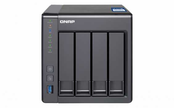 Сетевой RAID-накопитель QNAP 4 отсека для HDD, 10 GbE SFP+. ARM Cortex-A15 Annapurna Labs AL-212 1,7 ГГц, 8 ГБ. TS-431X-8G TS-431X-8G