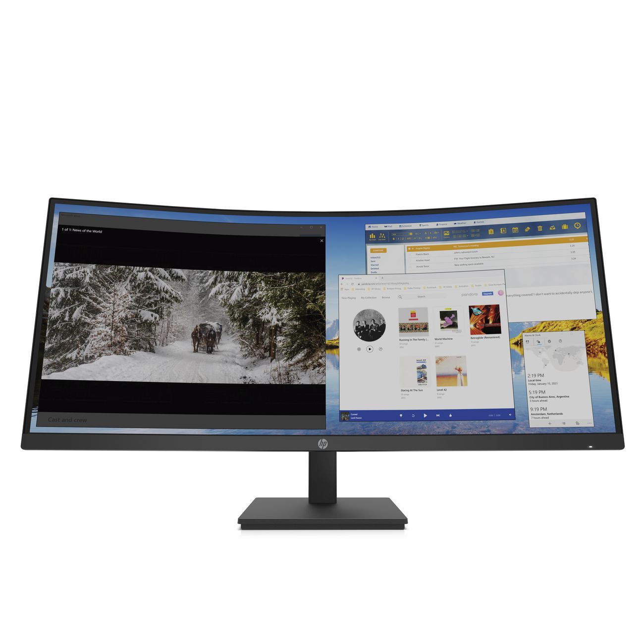 Монитор HP 34" MNTR M34d WQHD Curved 3B1W4AA 3B1W4AA #5