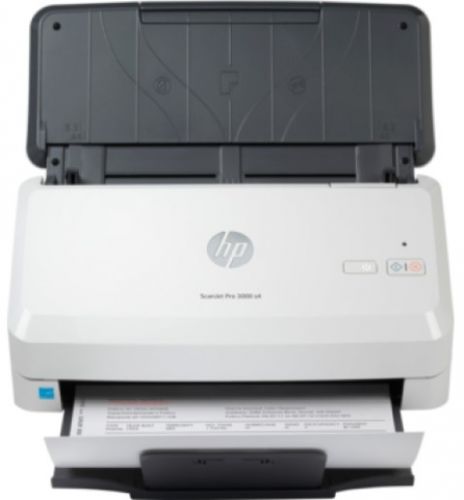 Сканер HP  ScanJet Pro 3000 s4 (CIS, A4, 600 dpi, USB 3.0, ADF 50 sheets, Duplex, 40 ppm/80 ipm, 1y warr, (replace L2753A)) 6FW07A 6FW07A