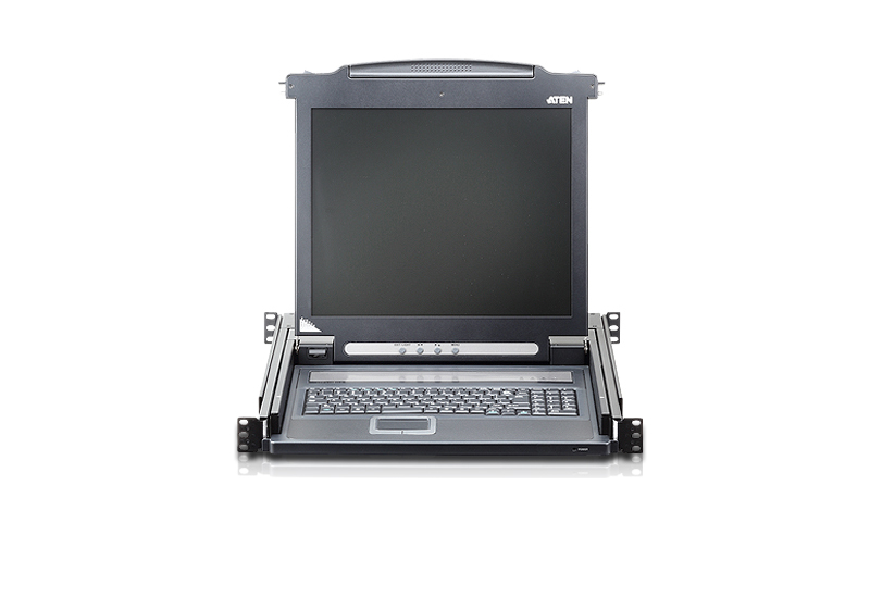Консоль ATEN электроная,19",SVGA+KBD+MOUSE PS/2,LCD 17" CL1000M-AT-RG CL1000M-AT-RG