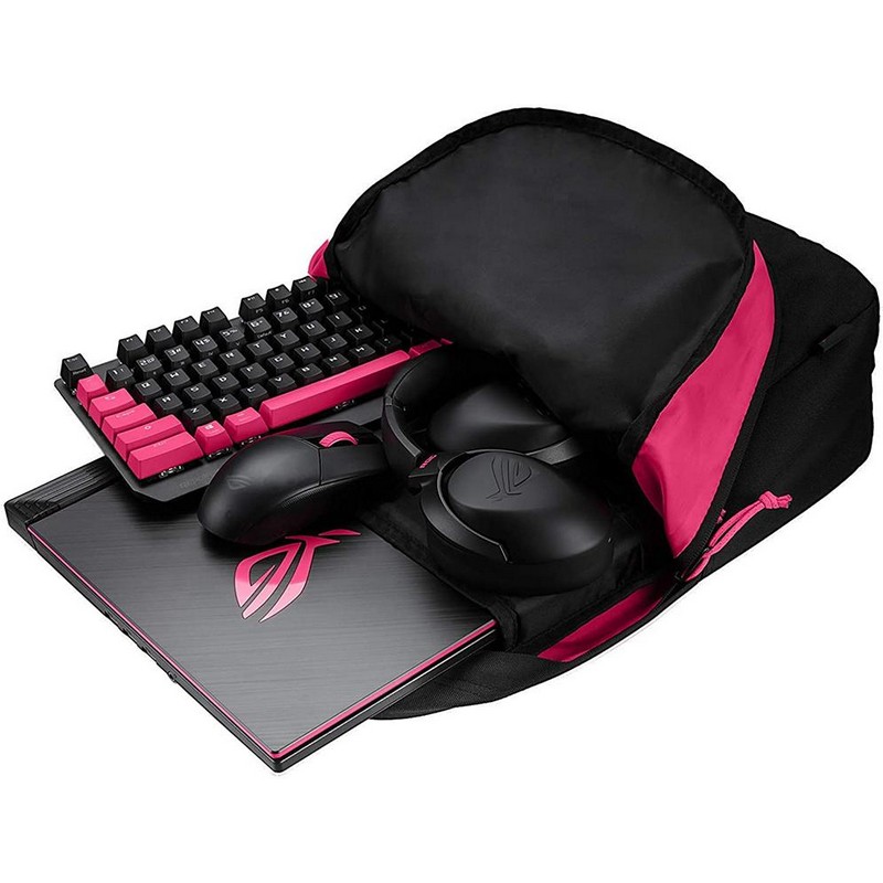 Рюкзак ASUS для ноутбука ROG Ranger BP1503G Electro Punk 15,6"Полиэстер.Кол внутр отделений -1.Кол внешних отд-1. Черный.320 x 430 x 130 мм 90XB0680-BBP010 90XB0680-BBP010