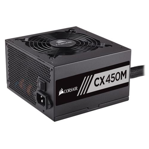 Блок питания Corsair CX450M ( ( 450W, 120-mm fan, 80 Plus Bronze, Semi-modular CP-9020101-EU CP-9020101-EU