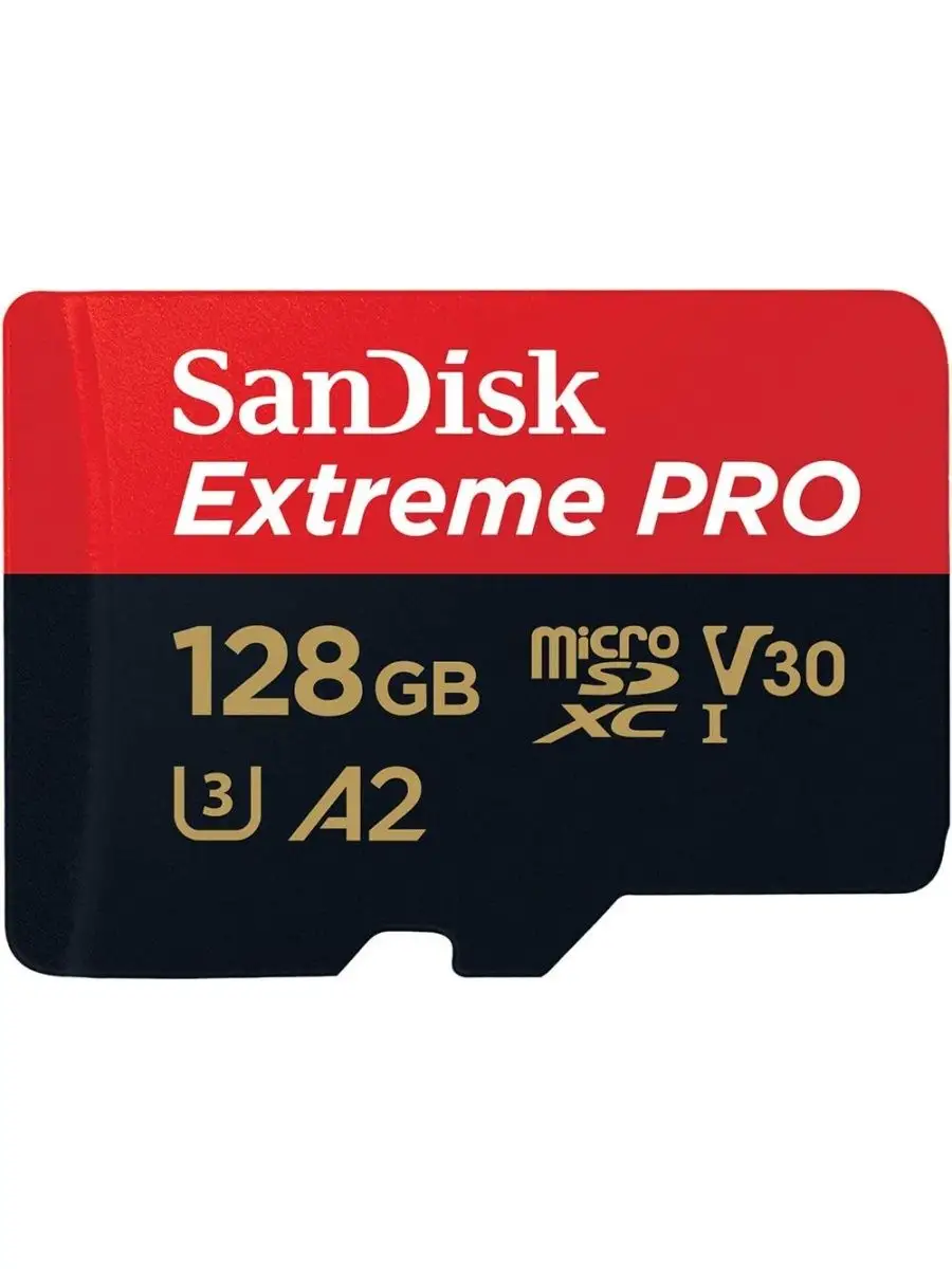 Карта памяти SanDisk SDSQXCD-128G-GN6MA 128GB,microSDXC,UHS I,4K Video Action Cams & Drones SDSQXCD-128G-GN6MA SDSQXCD-128G-GN6MA