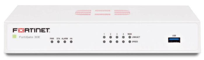 Межсетевой экран Fortinet FortiGate-30E-LENC 5 x GE RJ45 ports (Including 1 x WAN port, 4 x Switch ports), Max managed FortiAPs (Total / Tunnel) 2 / 2 FG-30E-LENC FG-30E-LENC