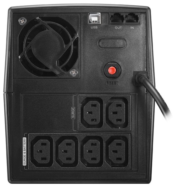 Источник бесперебойного питания CyberPower 1PE-C000581-00G линейно интерактивный 1500VA/900W USB/RJ11/45 (4+2 IEC) UT1500EI UT1500EI