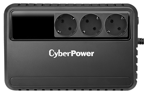 Источник бесперебойного питания CyberPower 1PE-C000339-00G line-interactive, 600VA/360W, 3*EURO BU600E BU600E