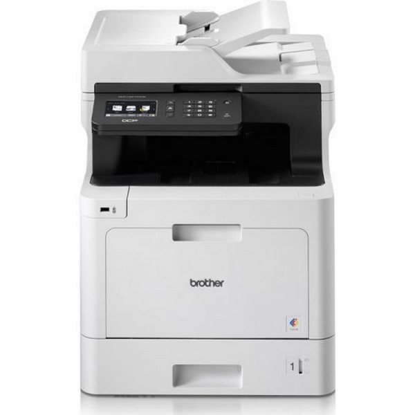 МФУ Brother DCP-L8410CDW  (A4, 31стр/мин, 512Мб, Duplex, ADF50, GigaLAN, WiFi, USB, старт.тонер 3000/1800стр) DCPL8410CDWR1 DCPL8410CDWR1