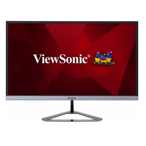 Монитор ViewSonic 23.8" IPS LED, 1920x1080, 4ms, 250cd/m2, 178°/178°, 80Mln:1, D-Sub, HDMI*2, 75Hz, колонки, Frameless, VESA, Silver Black VX2476-SMH VX2476-SMH