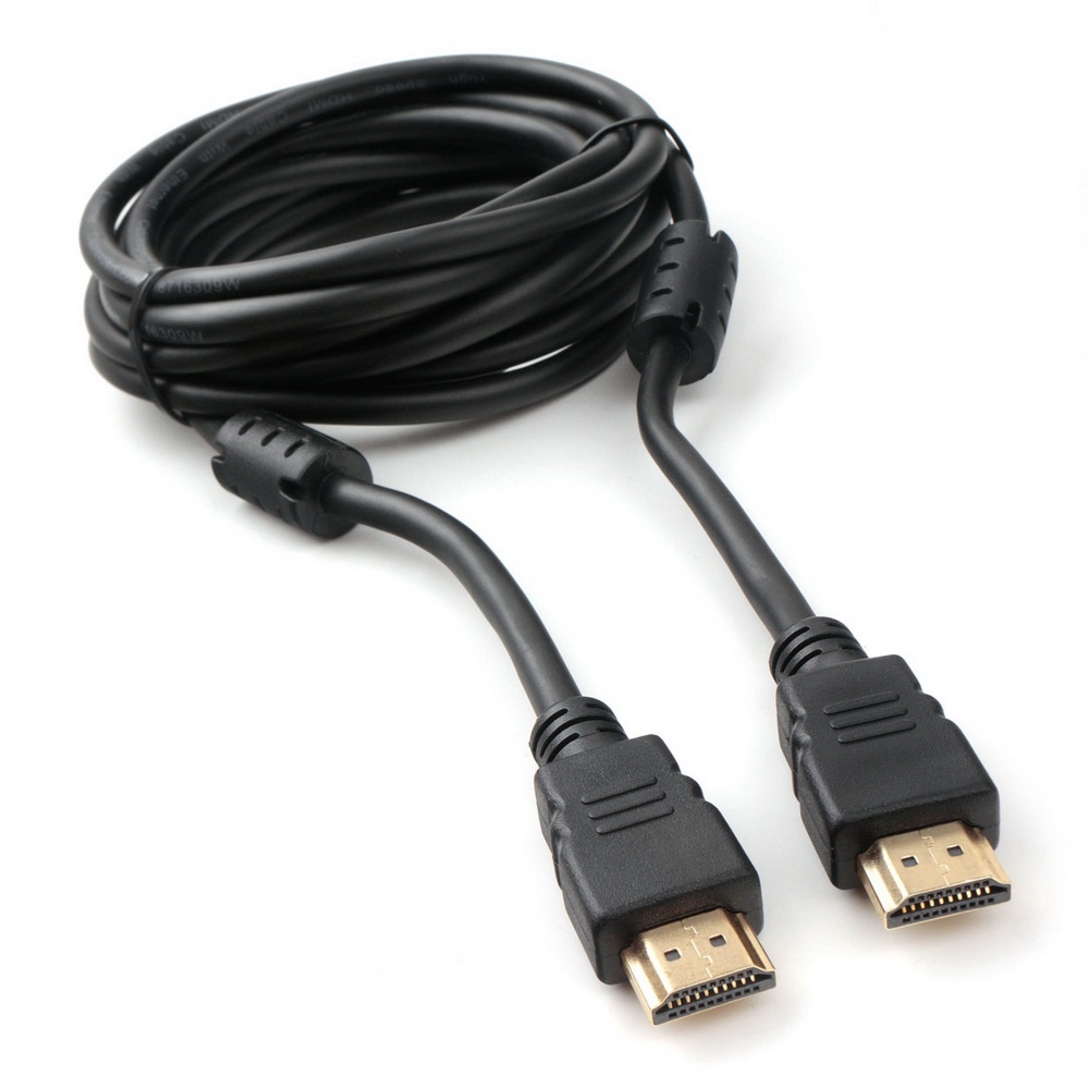 Кабель HDMI Cablexpert CCF2-HDMI4-10 3м, v2.0, 19M/19M, черный, позол.разъемы, экран, 2 ферр кольца, пакет  CCF2-HDMI4-10 CCF2-HDMI4-10