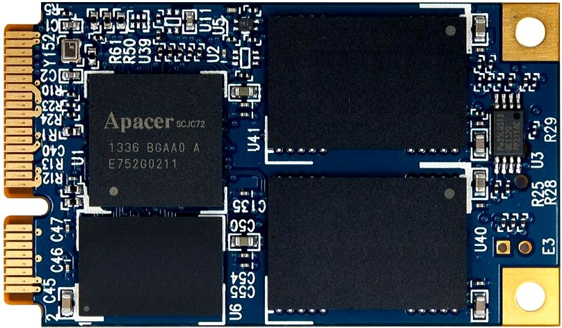 Твердотельный накопитель Apacer mSATA 64GB SM210-300 Industrial SSD MO-300A SATA 6Gb/s, 390/90, IOPS 45/22K, MTBF 1M, MLC, APM064GMF 81.1AEG4.LK4B2BF 81.1AEG4.LK4B2BF