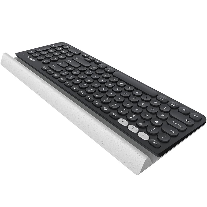 Клавиатура + мышь Logitech Multi-Device K780 черный/белый USB беспроводная BT Multimedia 920-008043 920-008043