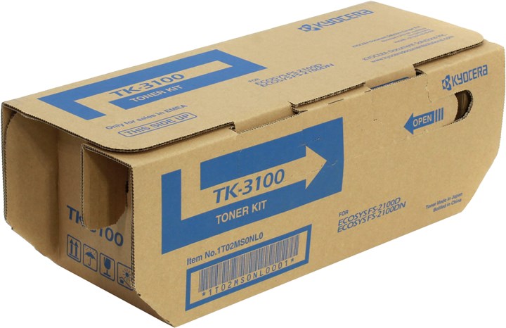 Тонер-картридж Kyocera TK-3100 для FS-2100D/2100DN/4100DN/4200DN/4300DN, M3040dn/M3540dn 1T02MS0NL0 1T02MS0NL0