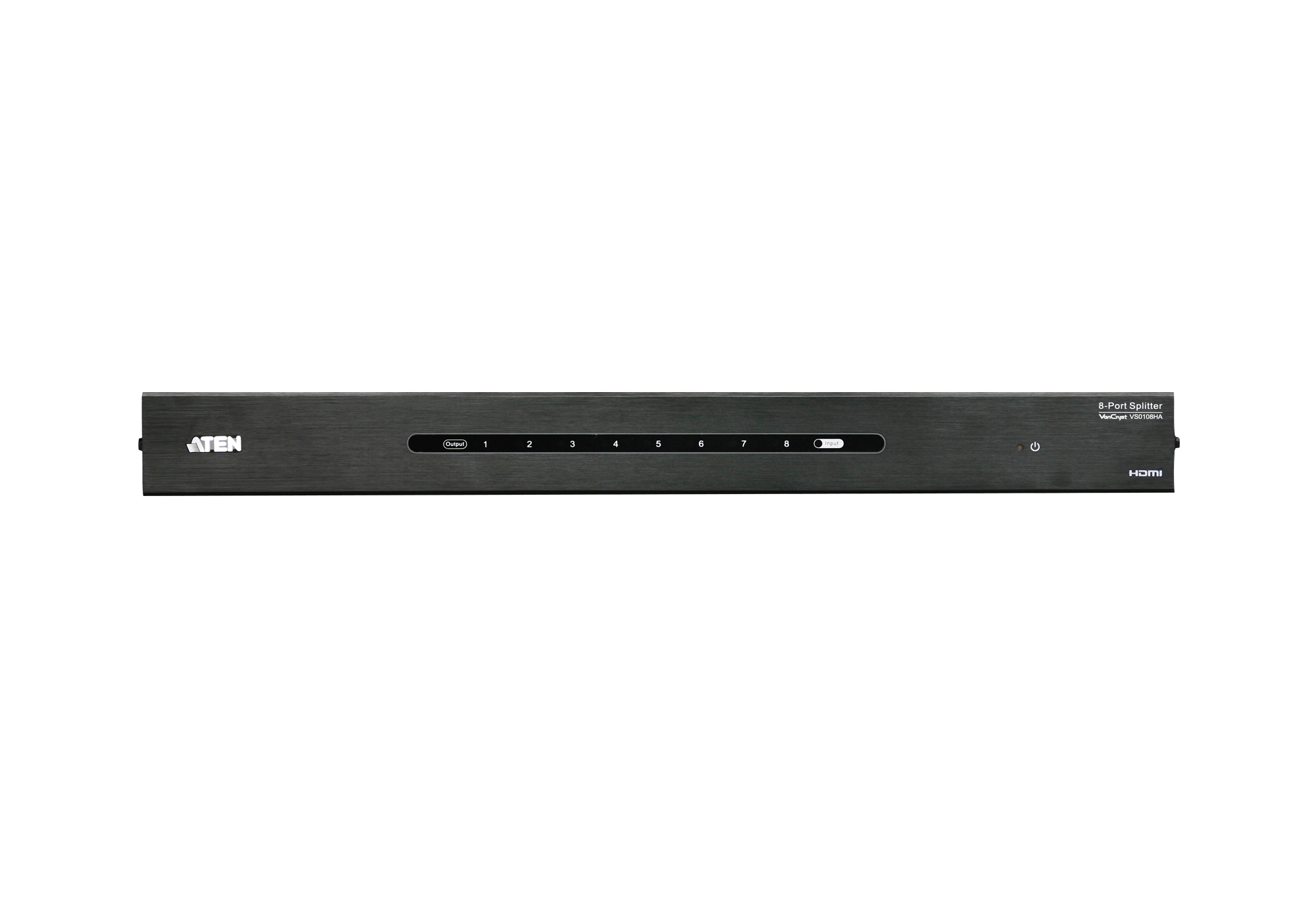 Разветвитель ATEN VGA/SVGA/MultiSync+AUDIO, 1> 8 мониторов 450MHz, 65 м., F>M, без шнуров, Б.П.220> 5.3V, 1920*1440 VS0108-AT-G VS0108-AT-G