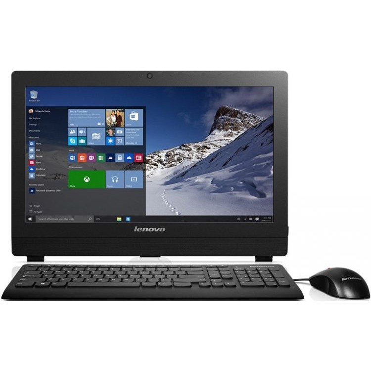 Моноблок Lenovo S200z FS 19.5"(1600x900)/Intel Pentium J3710(1.6Ghz)/4096Mb/1000Gb/noDVD/Int:Intel HD/Cam/BT/WiFi/war 3Y carry-iny/ black/Keyb&Mouse/W10 (10HA001BRU) 10HA001BRU