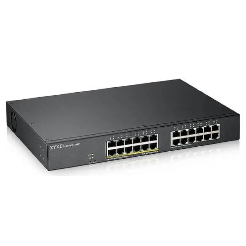 Коммутатор Zyxel Smart L2 PoE+ GS1900-24EP, rack 19", 24xGE (12xPoE+), бюджет PoE 130 Вт GS1900-24EP-EU0101F GS1900-24EP-EU0101F #1