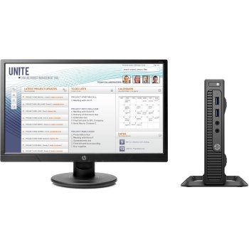 Комплект HP 260 Bundle Mini Core i3-6100U,4GB0,500GB,usb k/m,Stand,Realtek bgn 1x1 BT,W10P,1-1-1 Wty+Monitor V214a 2TP21EA 2TP21EA