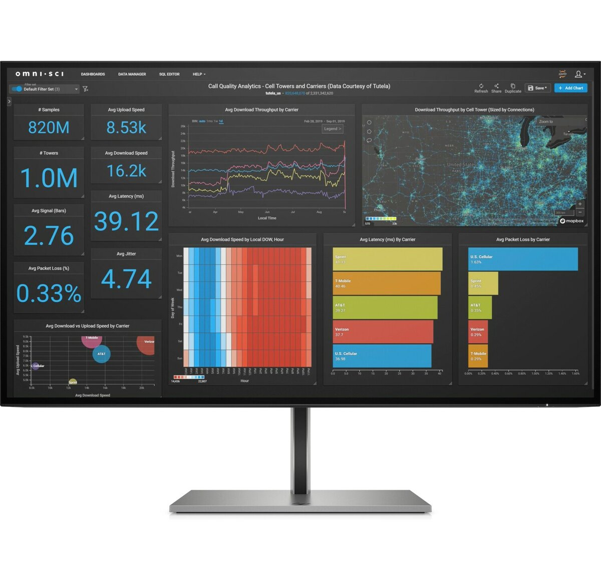 Монитор HP 27" Z27q G3 Monitor 2560x1440, 16:9, IPS, 350 cd/m2, 1000:1, 5ms, 178°/178°, HDMI, USB, DisplayPort, 50/60 Hz, Height adjustable, Silver (repl. 1JS10A4) 1C4Z7AA 1C4Z7AA