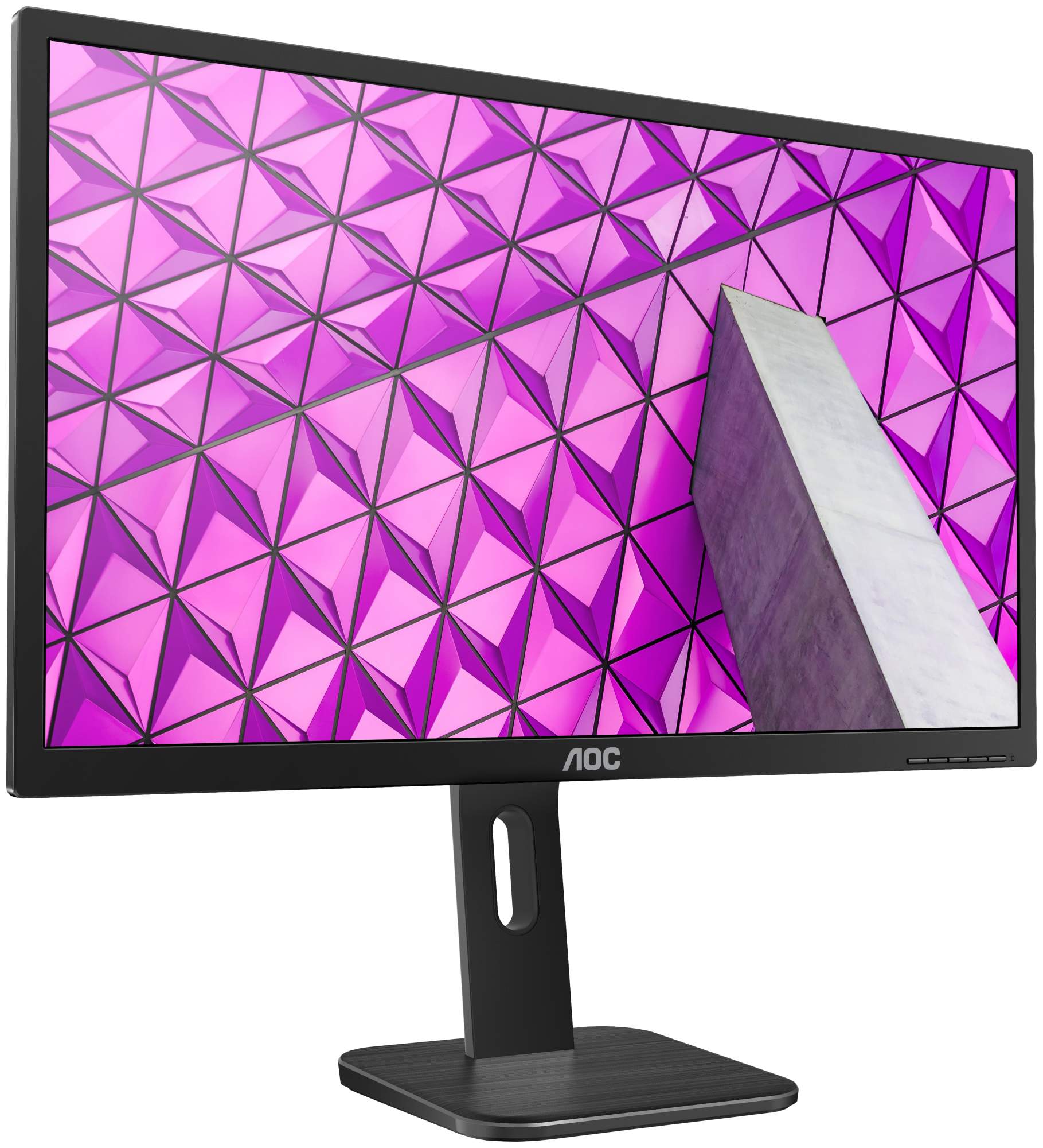 Монитор AOC 27" Professional черный IPS LED 4ms 16:9 DVI HDMI M/M матовая HAS Pivot 1000:1 250cd 178гр/178гр 1920x1080 D-Sub DisplayPort FHD USB 6.6кг 27P1 27P1