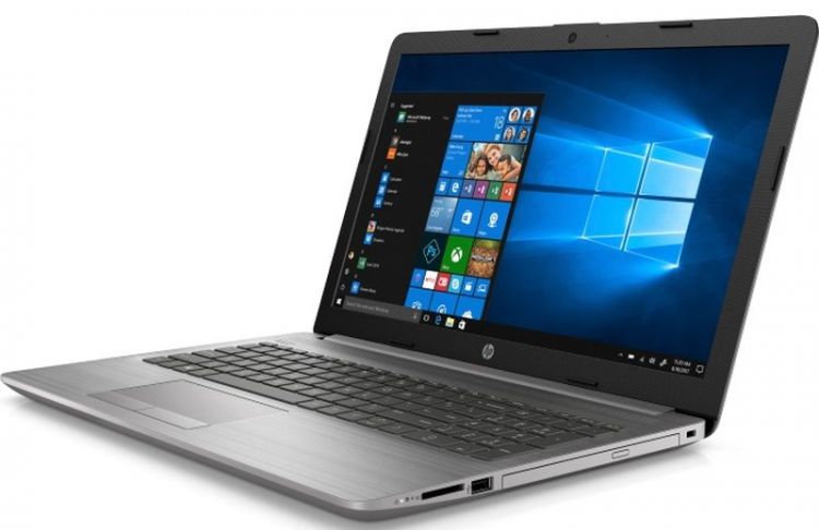 Ноутбук HP 250 G7 Core i3-7020U 2.3GHz,15.6" HD (1366x768) AG,4Gb DDR4(1),500Gb 5400,DVDRW,41Wh,2.1kg,1y,Silver,DOS (repl.3VK25EA)  6BP37EA 6BP37EA