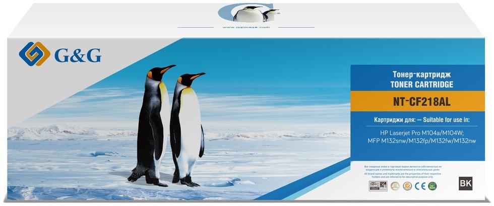 Тонер-картридж G&G для НР LaserJet Pro M104a/w MFP M132nw/fw/fp/snw (2500стр) NT-CF218AL NT-CF218AL