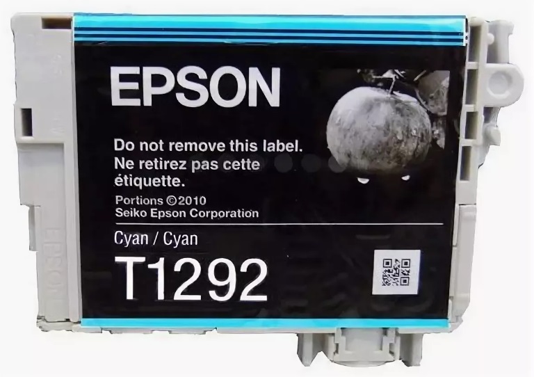 Картридж Epson T1292 голубой (7мл) для Epson SX420W/BX305F C13T12924012 C13T12924012/C13T12924011  #1