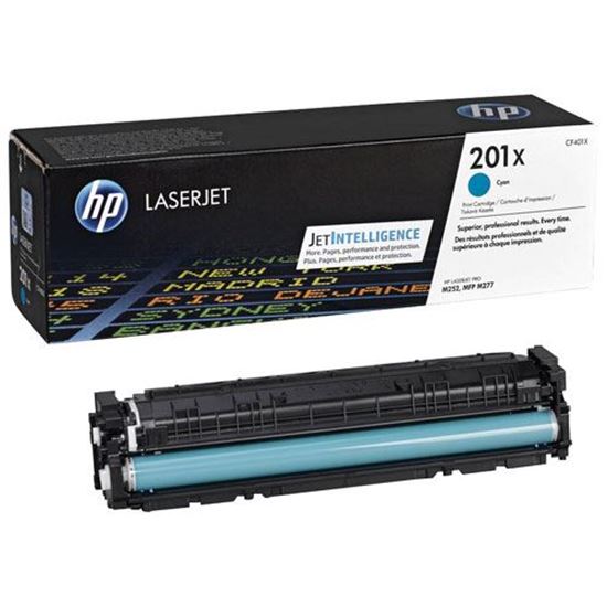 Тонер-картридж HP 201X Cyan для CLJ Pro M252dw/M252n/M274n/M277dw/M277n (2300 стр) CF401X CF401X