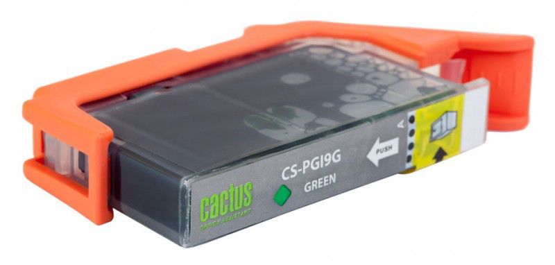 Картридж Cactus струйный CS-PGI9G зеленый для Canon Pixma PRO9000 MarkII/PRO9500 (13.4мл) CS-PGI9G CS-PGI9G