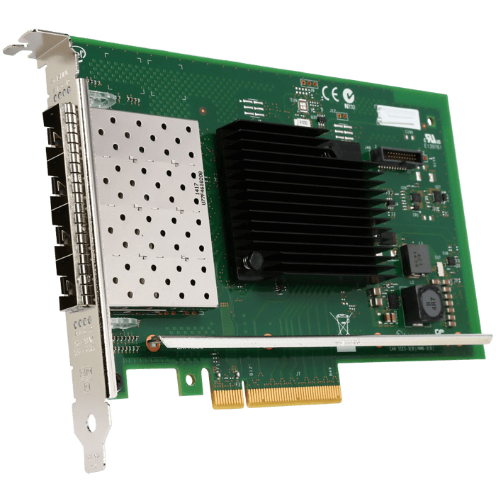 Сетевой адаптер Intel PCIE 10GB QUAD PORT X710-DA4 EX710DA4FHG1P5 EX710DA4FHG1P5944040 EX710DA4FHG1P5944040