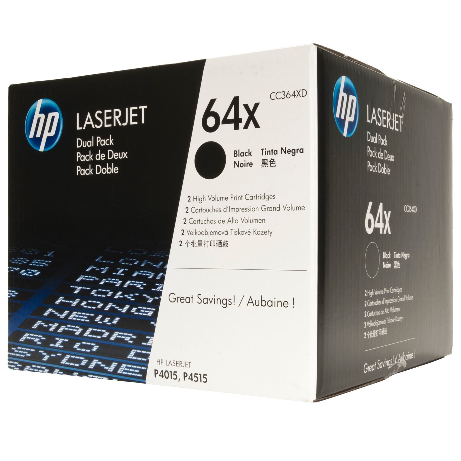 Тонер-картридж HP 64X Black для LJ P4015/P4515 Contract (24000 стр) CC364XC CC364XC