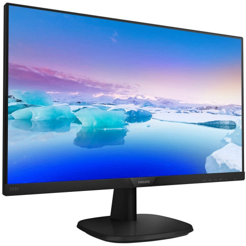 Монитор Philips 23.8" 243V7QDAB (00/01) черный IPS 1920x1080 5ms 178/178 250cd 10M:1 D-Sub DVI HDMI 2x2W 243V7QDAB/00 243V7QDAB/00