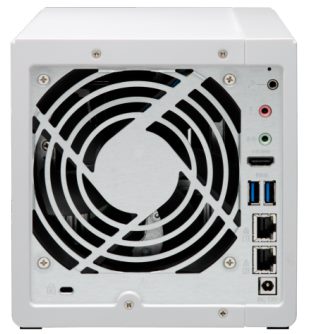 Сетевой накопитель QNAP 4 отсека для жестких дисков. Двухъядерный ARM Cortex A15 и один гигабайт оперативной памяти D4 D4