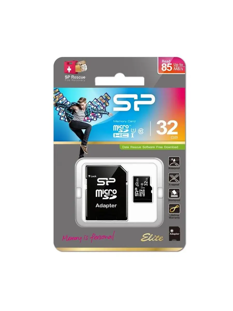 Карта памяти Silicon Power SP032GBSTHBU1V10SP 32Gb,microSDHC,Class10,adapter SP032GBSTHBU1V10SP SP032GBSTHBU1V10SP #2