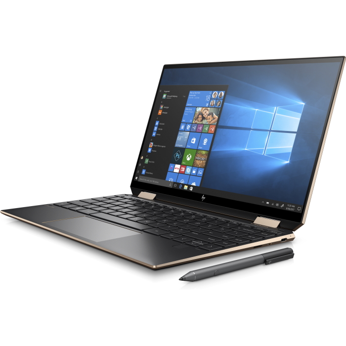 Ноутбук HP Spectre 13x360 13-aw0037ur 13.3"(3840x2160 OLED)/Touch/Intel Core i7 1065G7(1.3Ghz)/16384Mb/1024PCISSDGb/noDVD/Int:Intel Iris Plus Graphics/Cam/WiFi/60WHr/war 1y/Nightfall black/W10 22M52EA 22M52EA